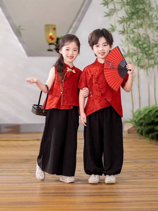 Children's Clothing Boys Chinese Style Han Costume Tang Kindergarten Performance Clothes Children's Suit