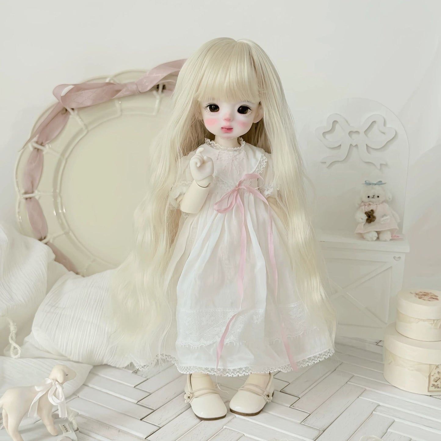 Doll For Points Soft Silk Bangs Small Cos Wig
