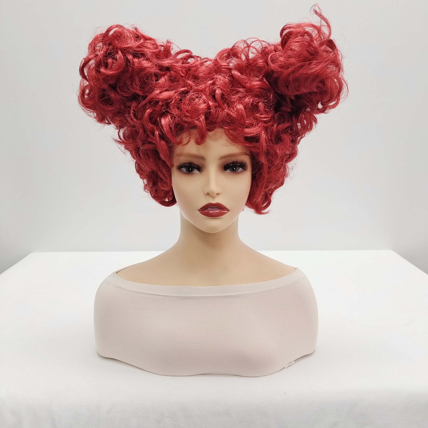 Red Anime Alice In Wonderland Queen Curly Cos Wig