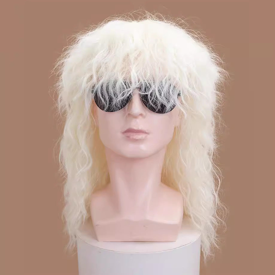 Men's Rock Messy Chemical Fiber Festival Party Cos Wig