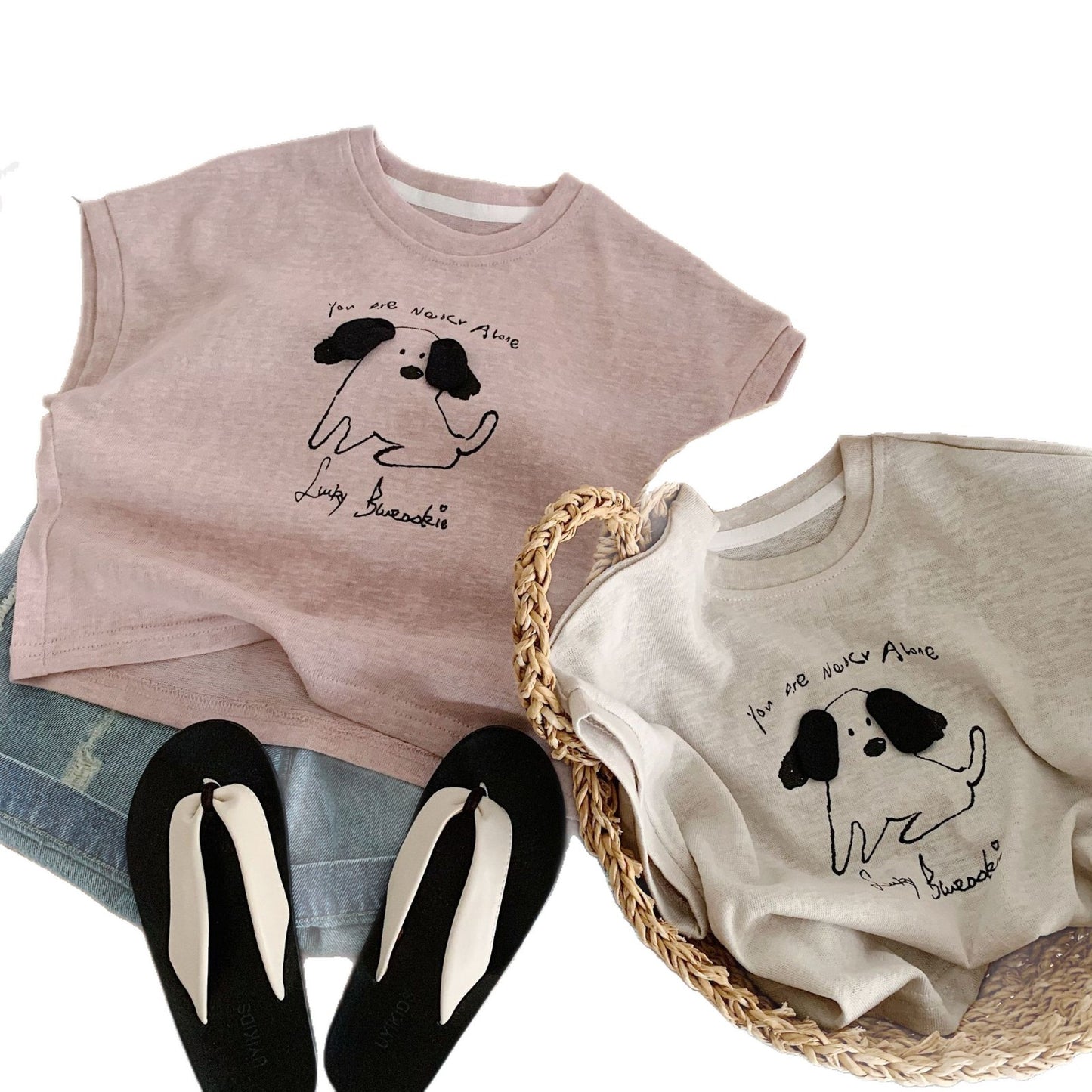 Children's Sleeveless Summer Boys Cute Short Sleeve Children's T-shirt