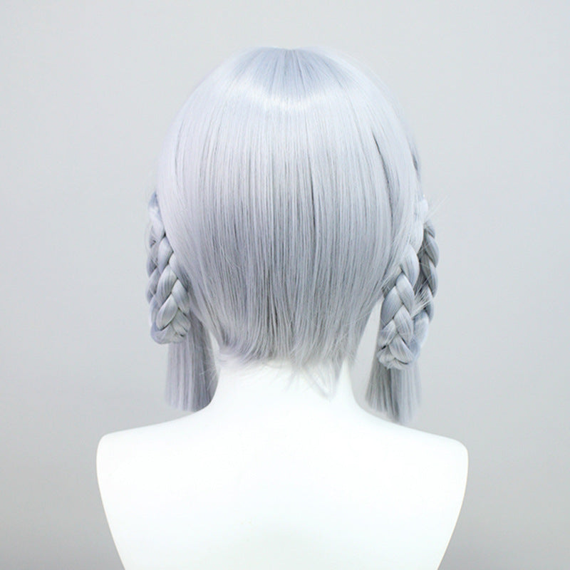 God Skin Flower Letter Bangs Simulation Scalp Cos Wig