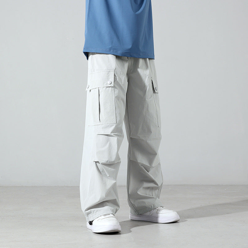 Children's Summer Cooling Sense Outdoor Lightweight Trousers Breathable Straight Children's Pants