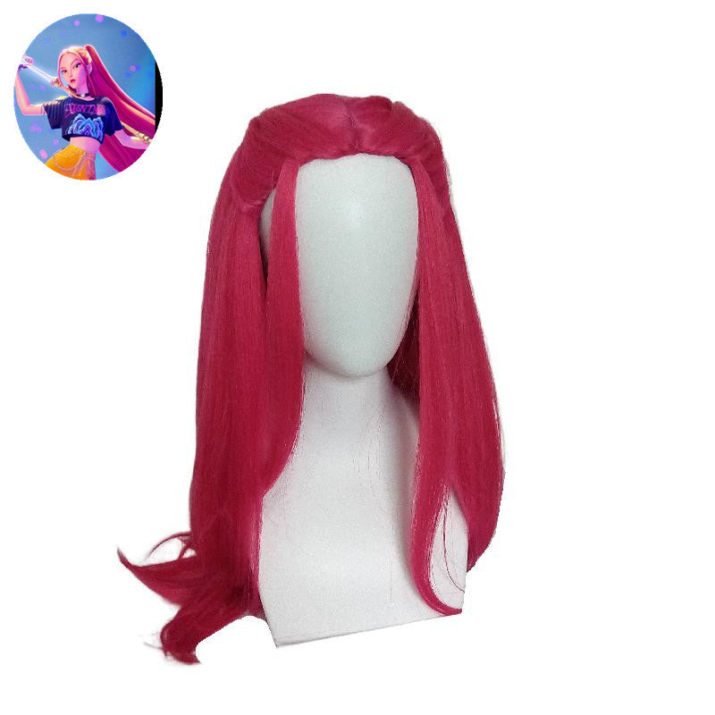 Witch Hunting Group Mira Rose Red Cos Wig