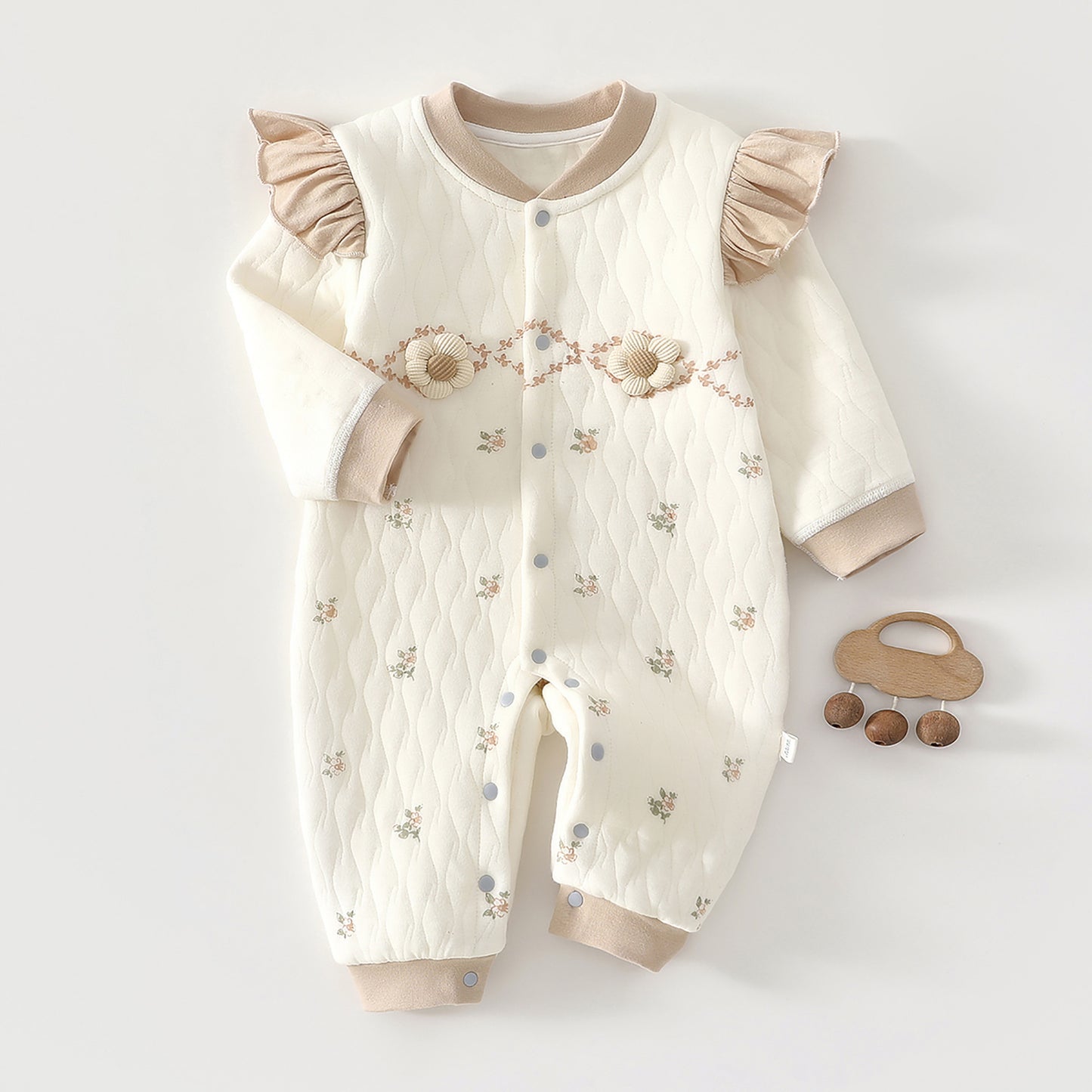 Jumpsuit Thickening Quilted Rompers Born Warm Jumpsuit, Climbing Suit