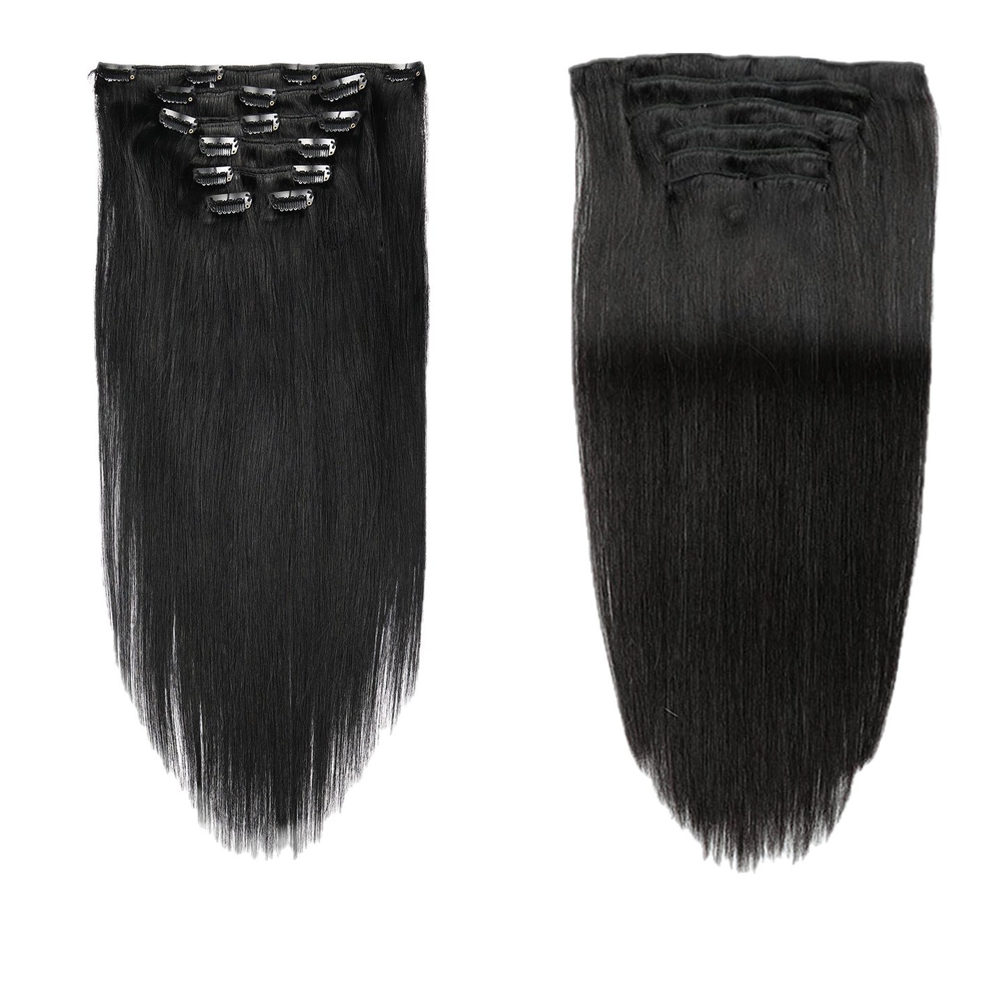 Hair Hairpiece Clip Female Long Straight Wig