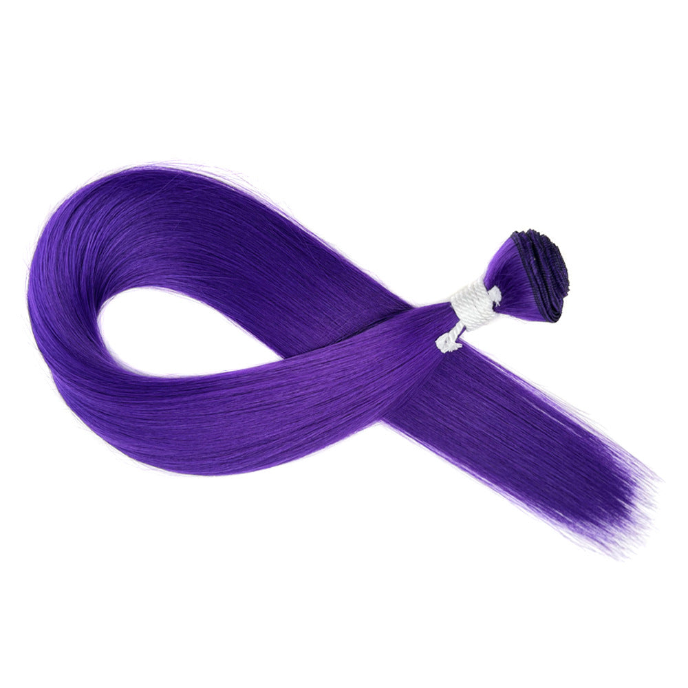Classy Beautiful African Weft Hair Extension Long Straight Wig