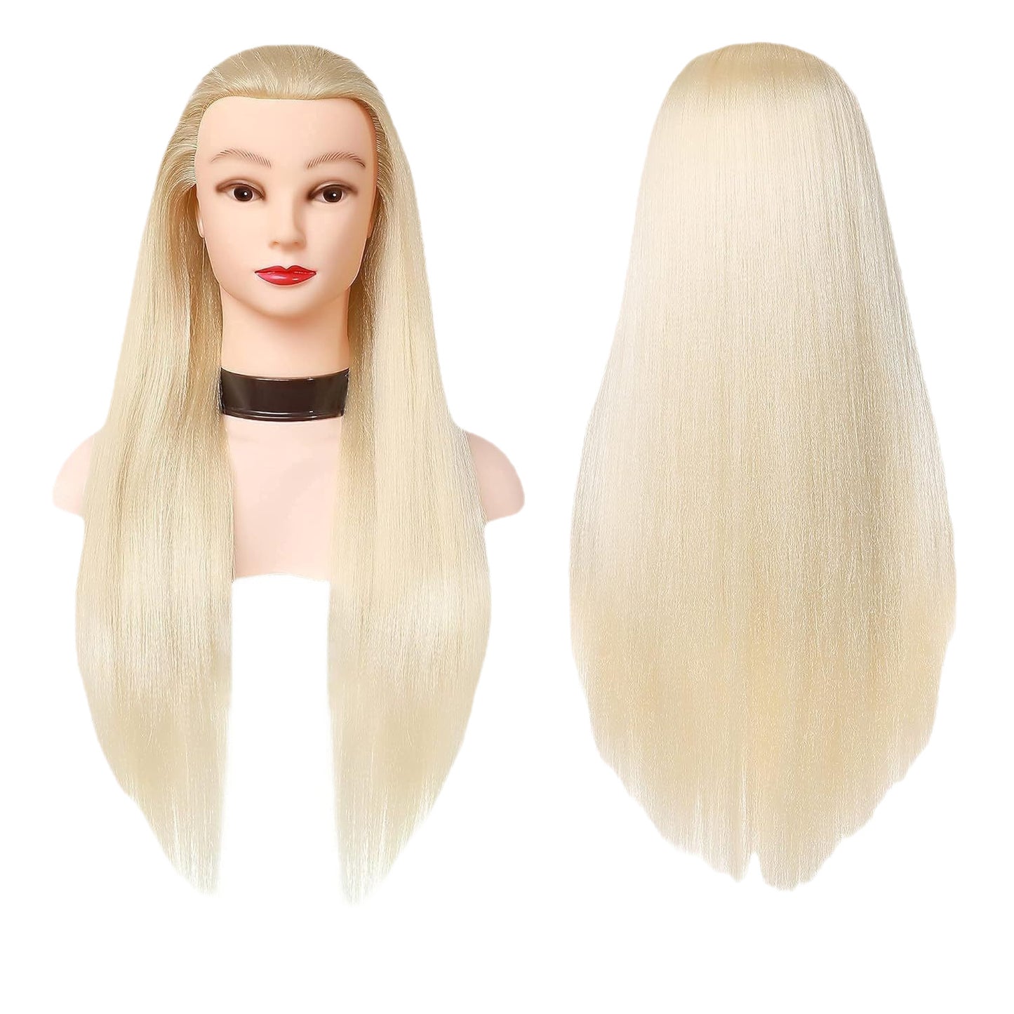 Model Head Practice Hairdressing Hair Cutting Teaching Mock Other Wig