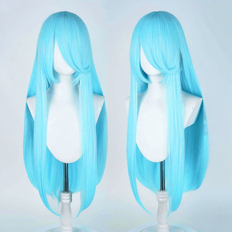 Universal Straight Hair Long Bangs Colorful Cos Wig