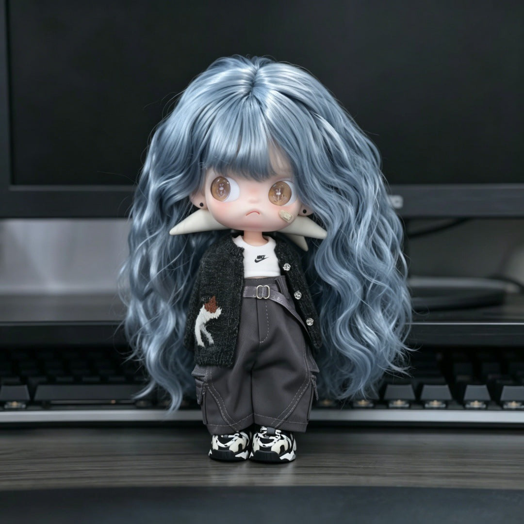 Zi Sister Doll Straight Bangs Water Ripple Comfortable Cos Wig