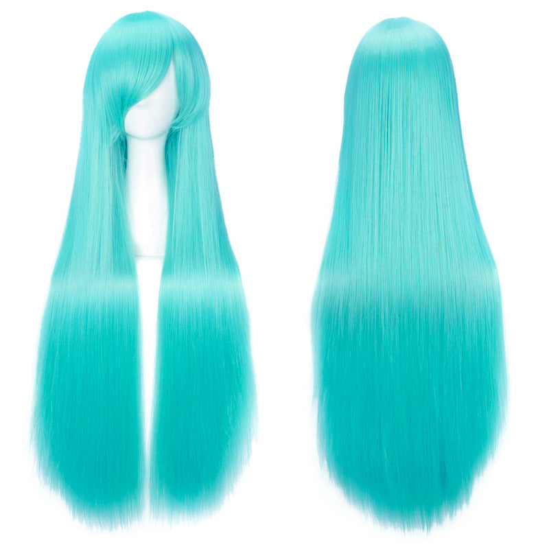 Classic Universal Color Hair Anime Fiber Long Straight Wig