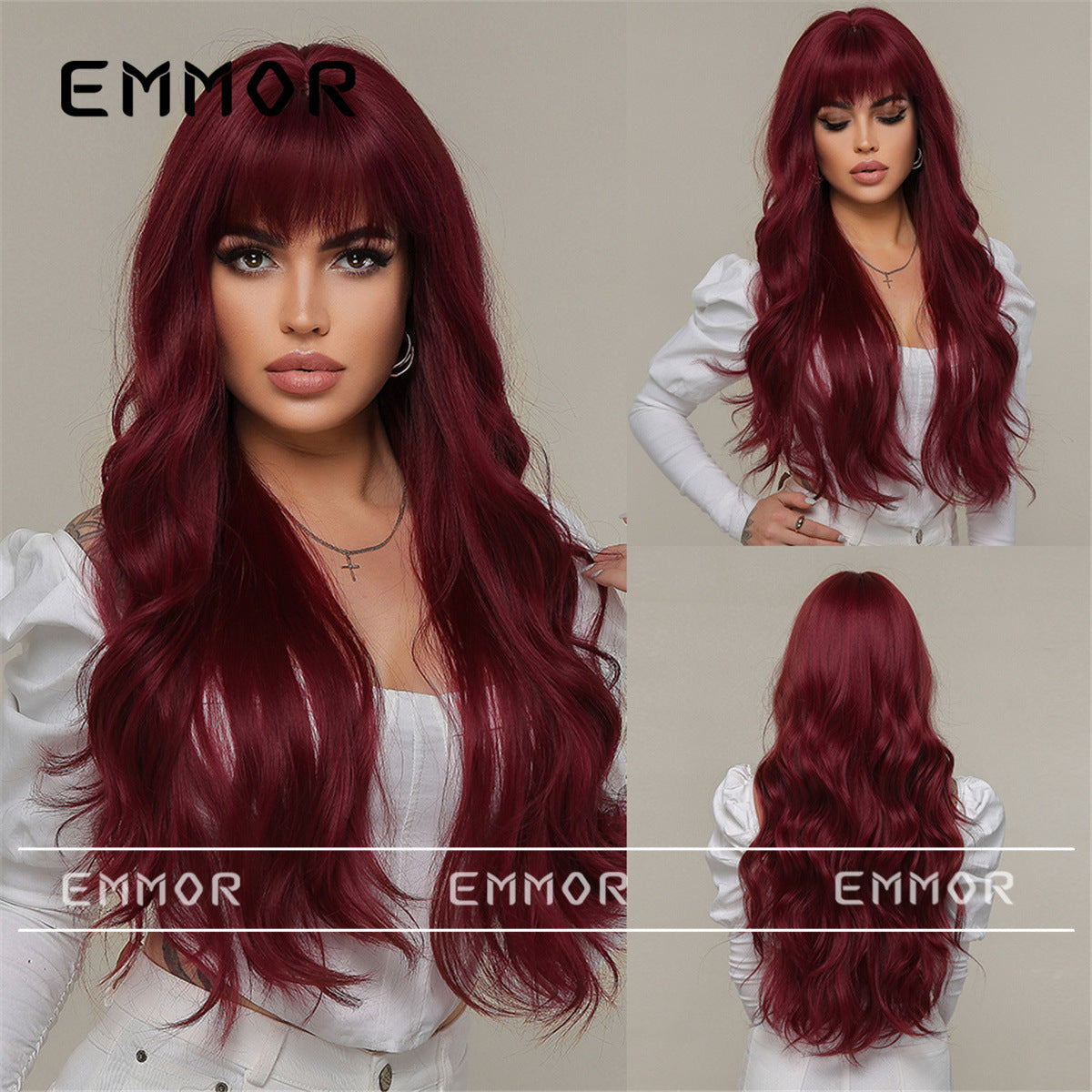 Women's Hair Temperament Fluffy Large Volume Sheath Everyday Fashion Wig Long Curls