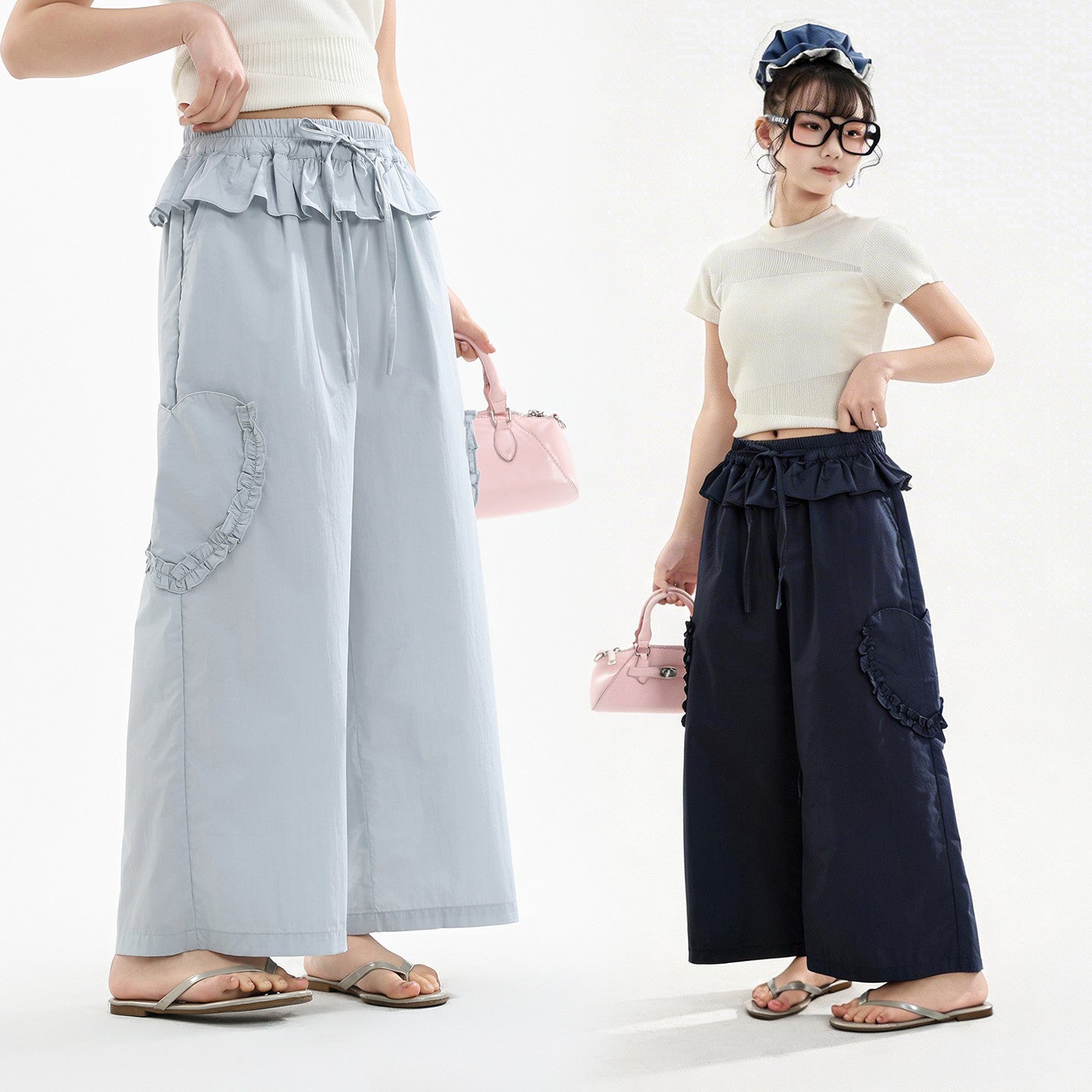 High School Summer Anti Mosquito Medium Large Size Loose Light Children's Pants