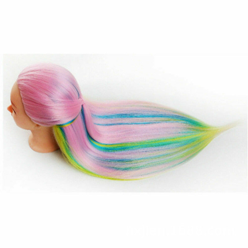 Color Practice Braided Hair Makeup Doll Other Wig