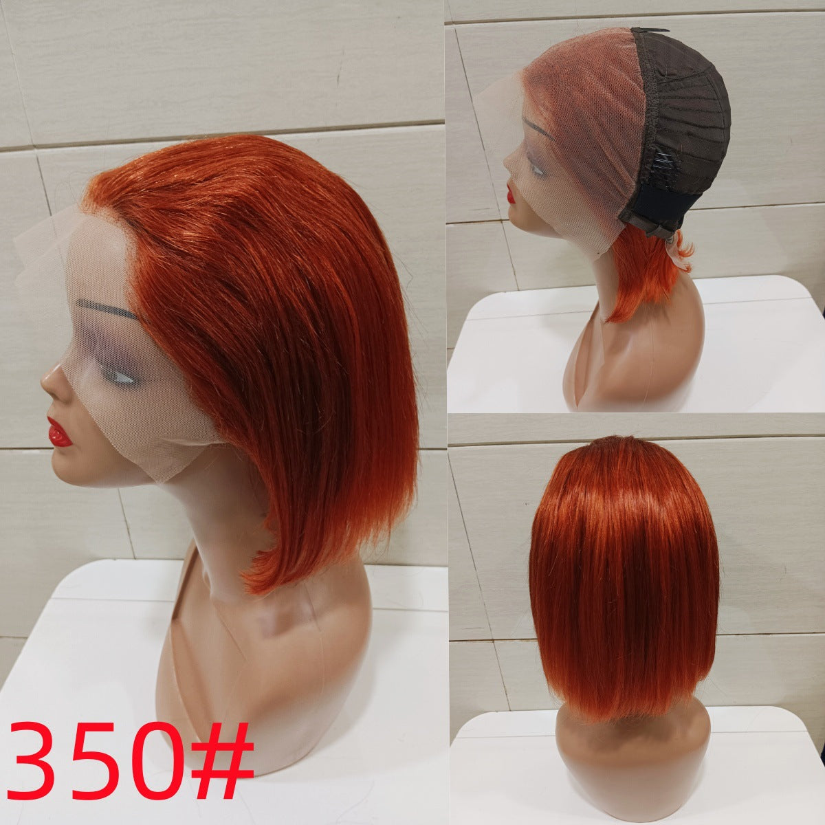 Trendy Slouchy Pretty Versatile Straight Bob Real Hair Wig