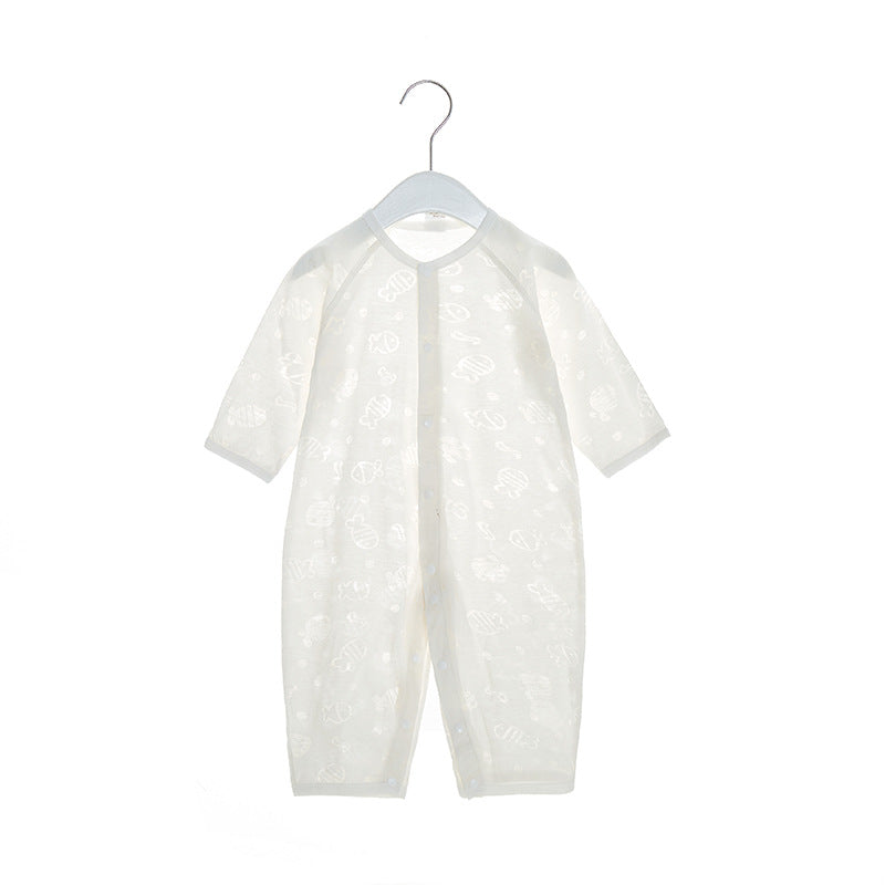 Summer Born Clothes Thin One Month Old Jumpsuit, Climbing Suit