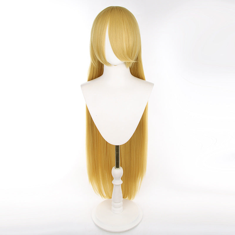 Universal Anime Long Straight Hair Mao Style Fiber Cos Wig