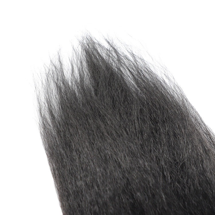 Creative Chemical Fiber Crochet Fluffy Hair Long Straight Wig