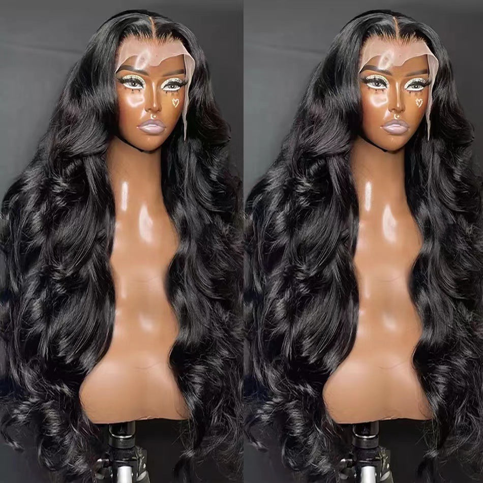 Beautiful Women's Front Lace Big Wave Wig Long Curls
