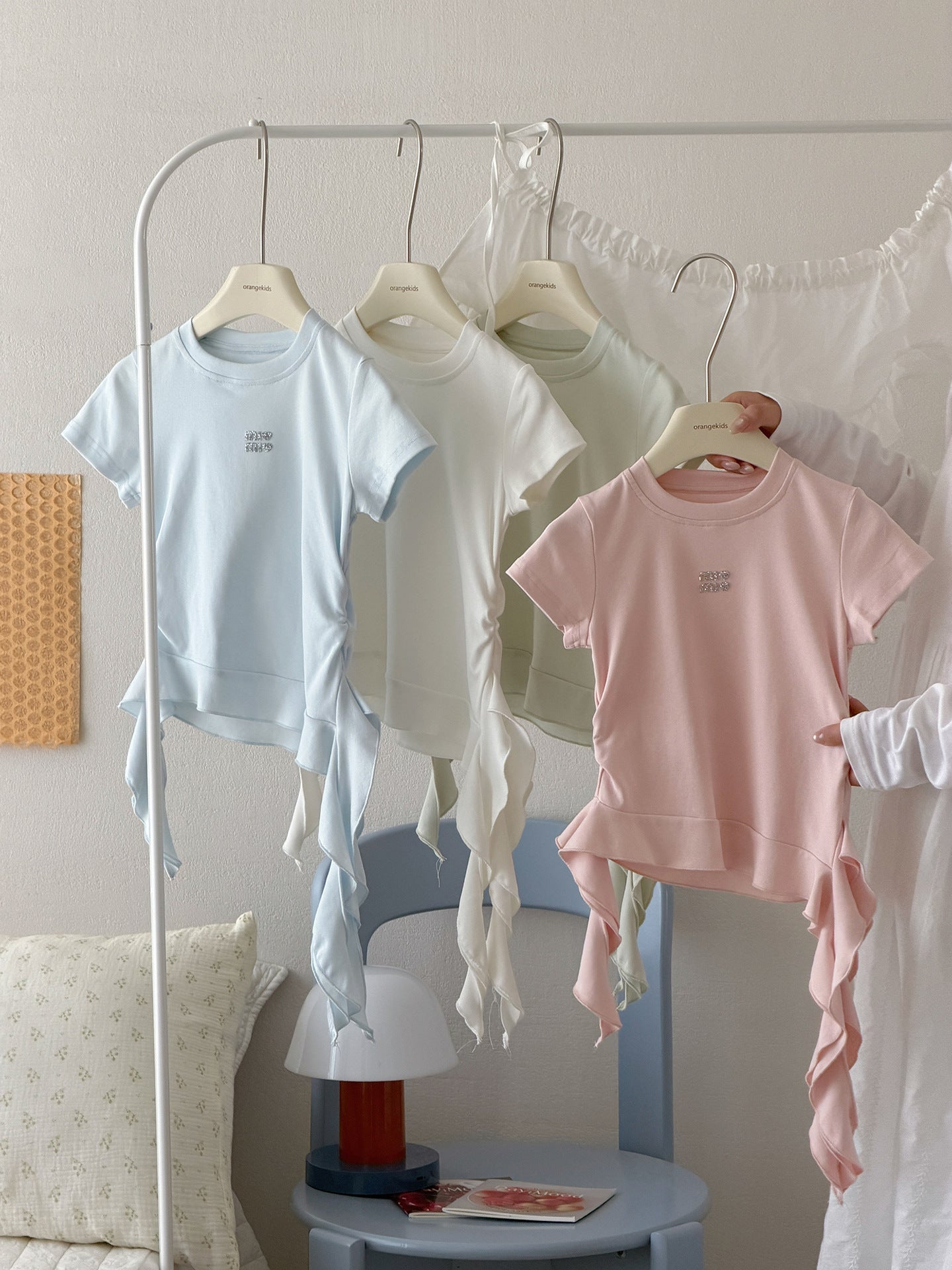 Children's For Hot Summer Clothing Slim Fit Korean Cartoon Children's T-shirt
