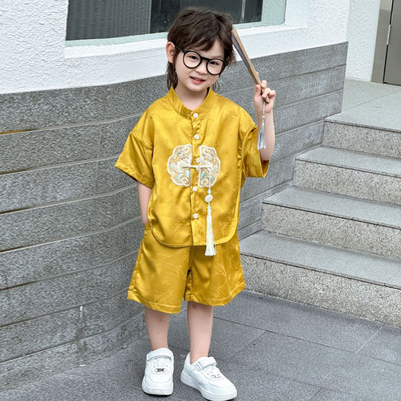 Chinese Style Boys Han Costume Tang Children's Suit