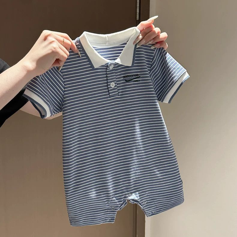 Men's Rest Assured To Wear Light Style Striped Jumpsuit Summer Thin Jumpsuit, Climbing Suit
