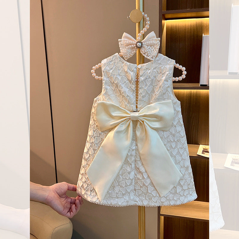 Glamorous Sundress Princess Western Style French Children's Dress