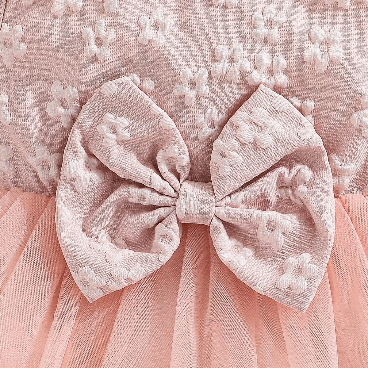 Color Texture Pattern Long Sleeve Coat Fashionable Children's Dress