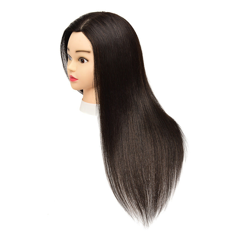 Hair Hairdressing Mannequin Head Apprentice Practice Cutting Hot Dye Styling Other Wig