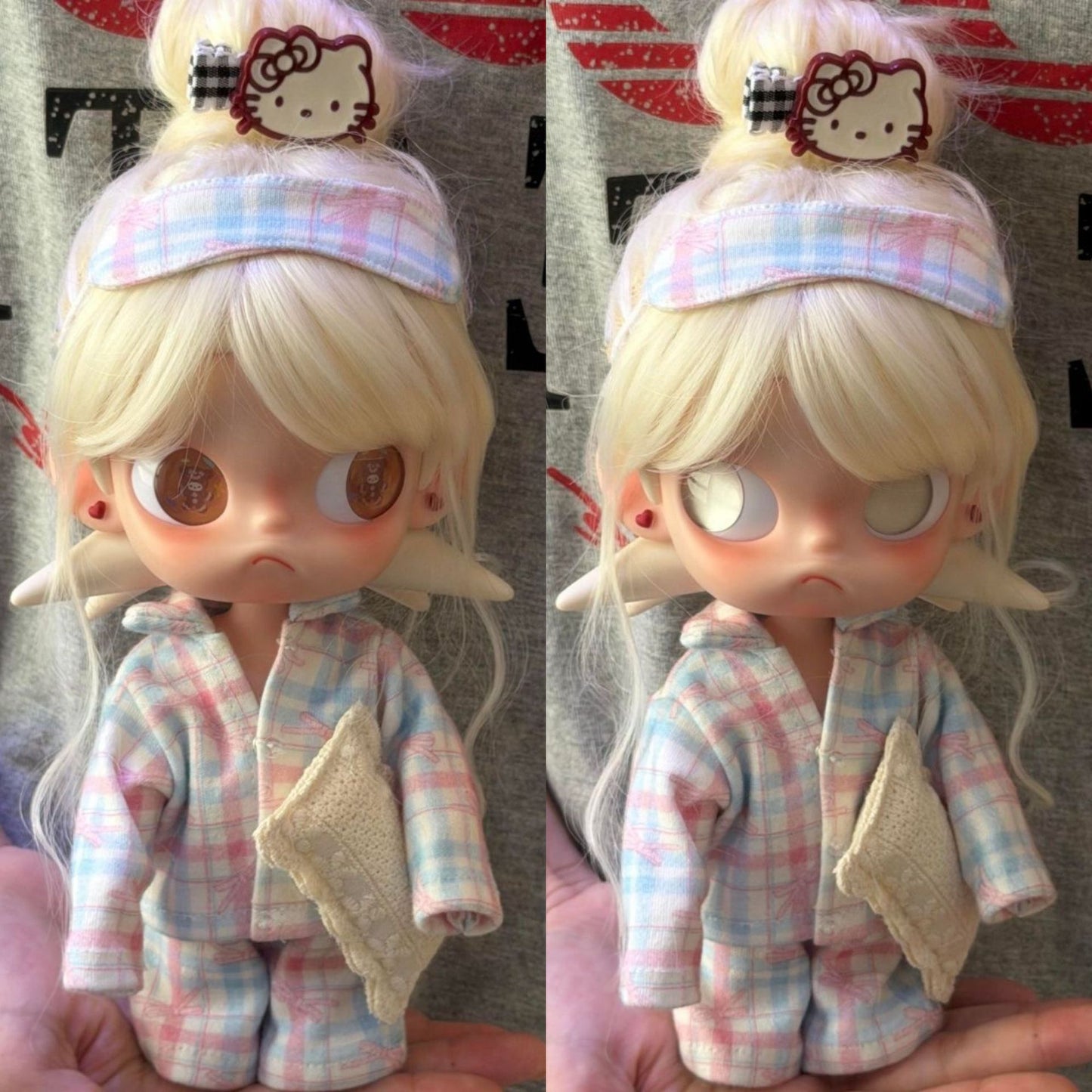 Yearning Doll Light Golden Bangs Water Ripples Other Wig