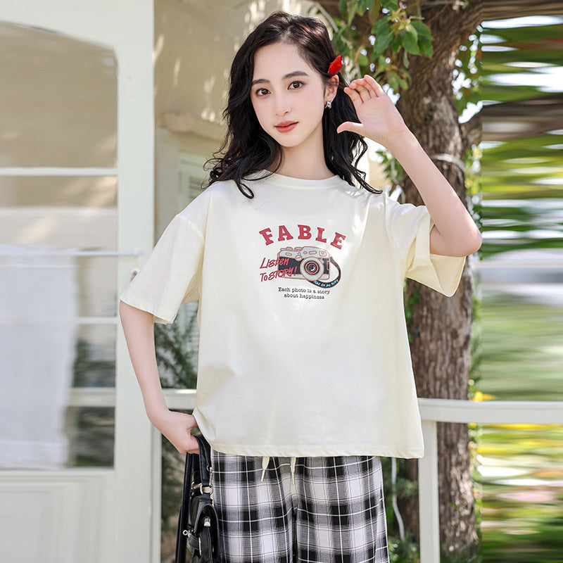 Children's Trendy Medium Big Korean Style Casual Two-piece Children's Suit