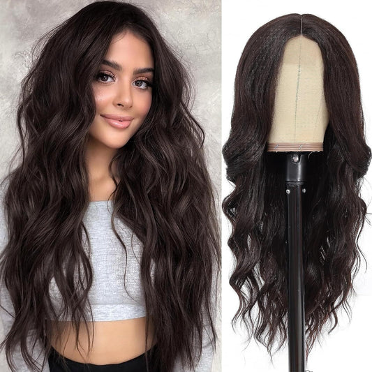Women's Small Lace Medium Large Wave Curly Wig Long Curls