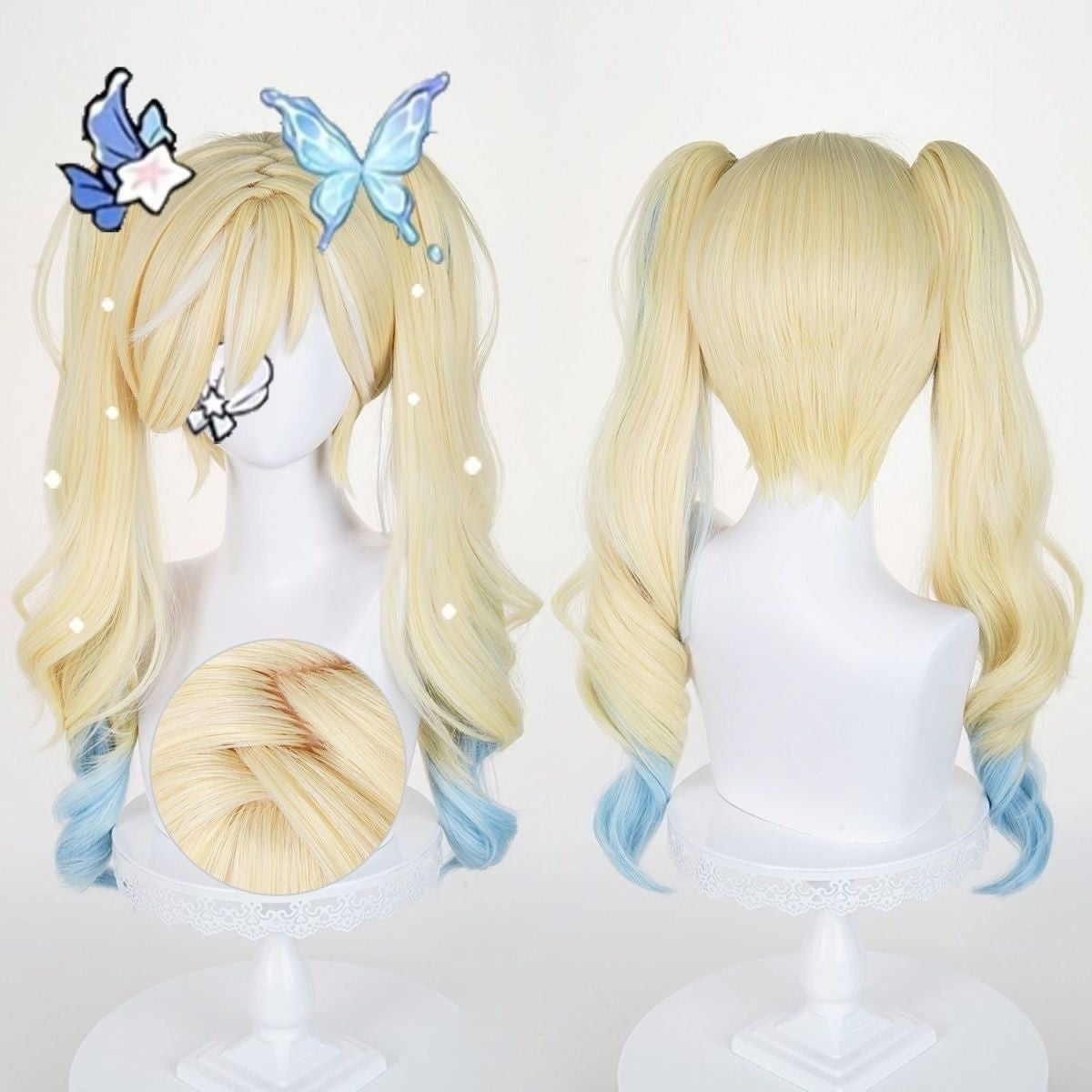 Egg Puff Party Hoarse Female Colorful Summer Stella Scalp Top Cos Wig