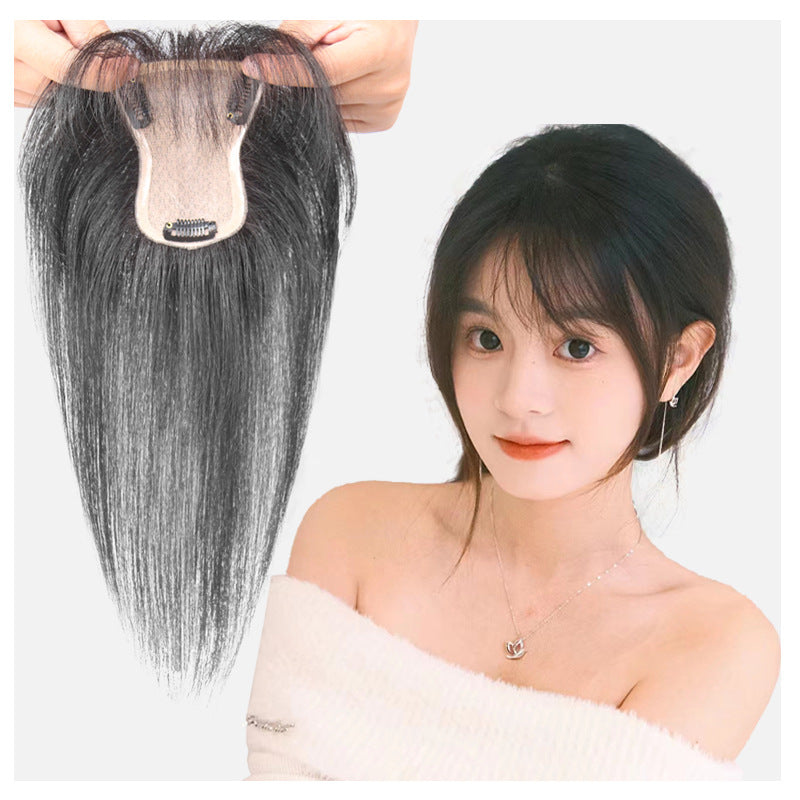 Women's Set Hand-woven Needle Craft Hair Supplementing Wig