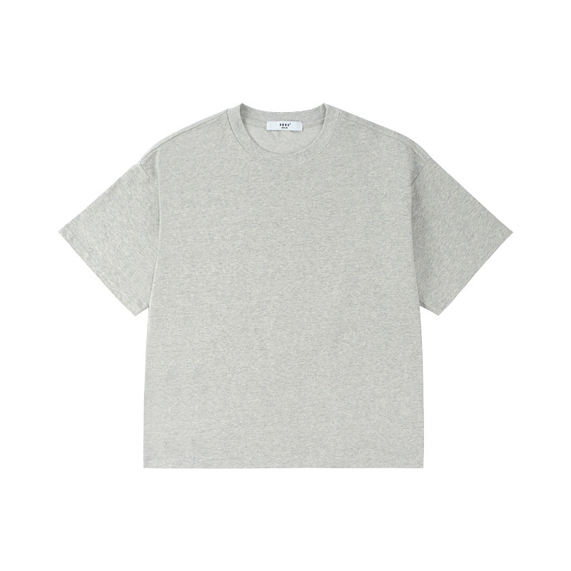 Children's Cool Feeling Boys Solid Color Short-sleeved Medium Big Sun Protection Children's T-shirt