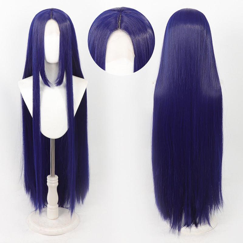 Universal Hand Crocheting Forehead Lace Mid-length Cos Wig