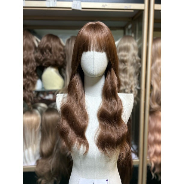 Hair Straight Curly Big Wave Realistic Wig Long Curls