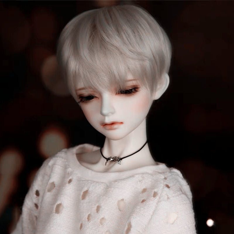 Ye Doll Female Bangs Hair Accessories Long Straight Wig