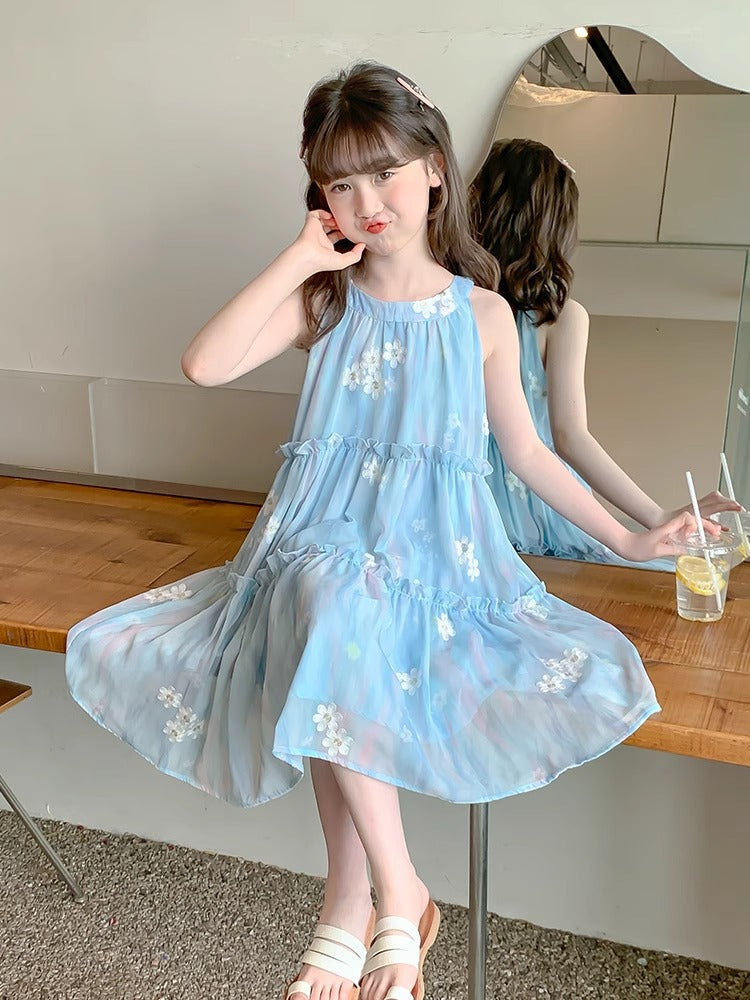 Children's Summer Skirt Beach Little Chiffon Princess Children's Dress