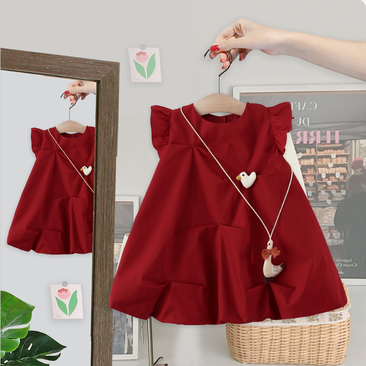 Children's Summer Korean Style Casual Western Princess Little Children's Dress