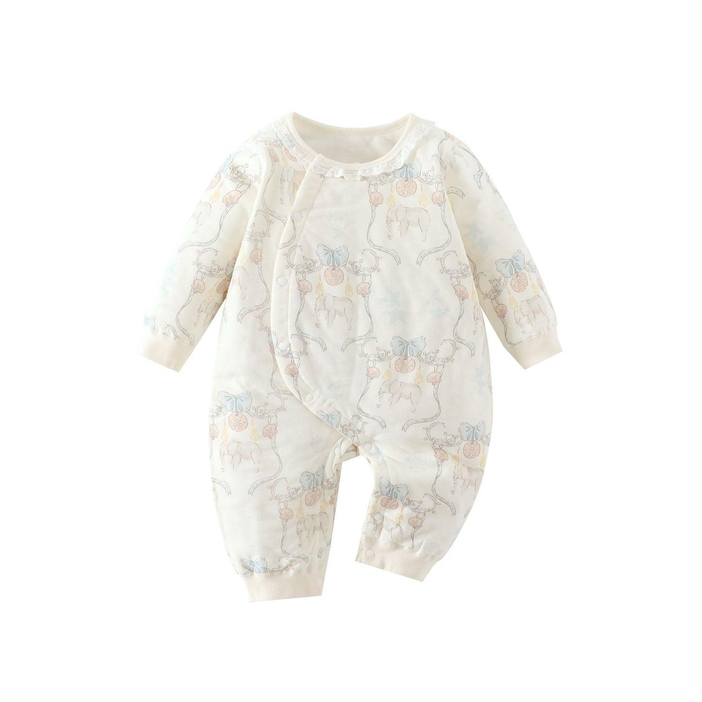 Children's Infant Class Pure Cotton Boneless Jumpsuit Jumpsuit, Climbing Suit