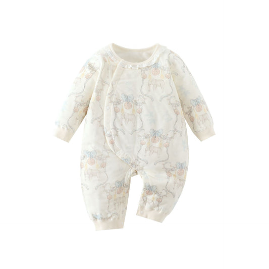 Children's Infant Class Pure Cotton Boneless Jumpsuit Jumpsuit, Climbing Suit