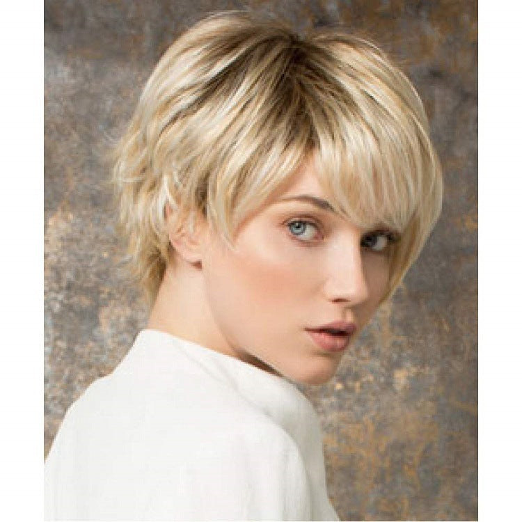 Women's Fashion Cool Smart Chemical Fiber Headgear Wig Short Curly Hair