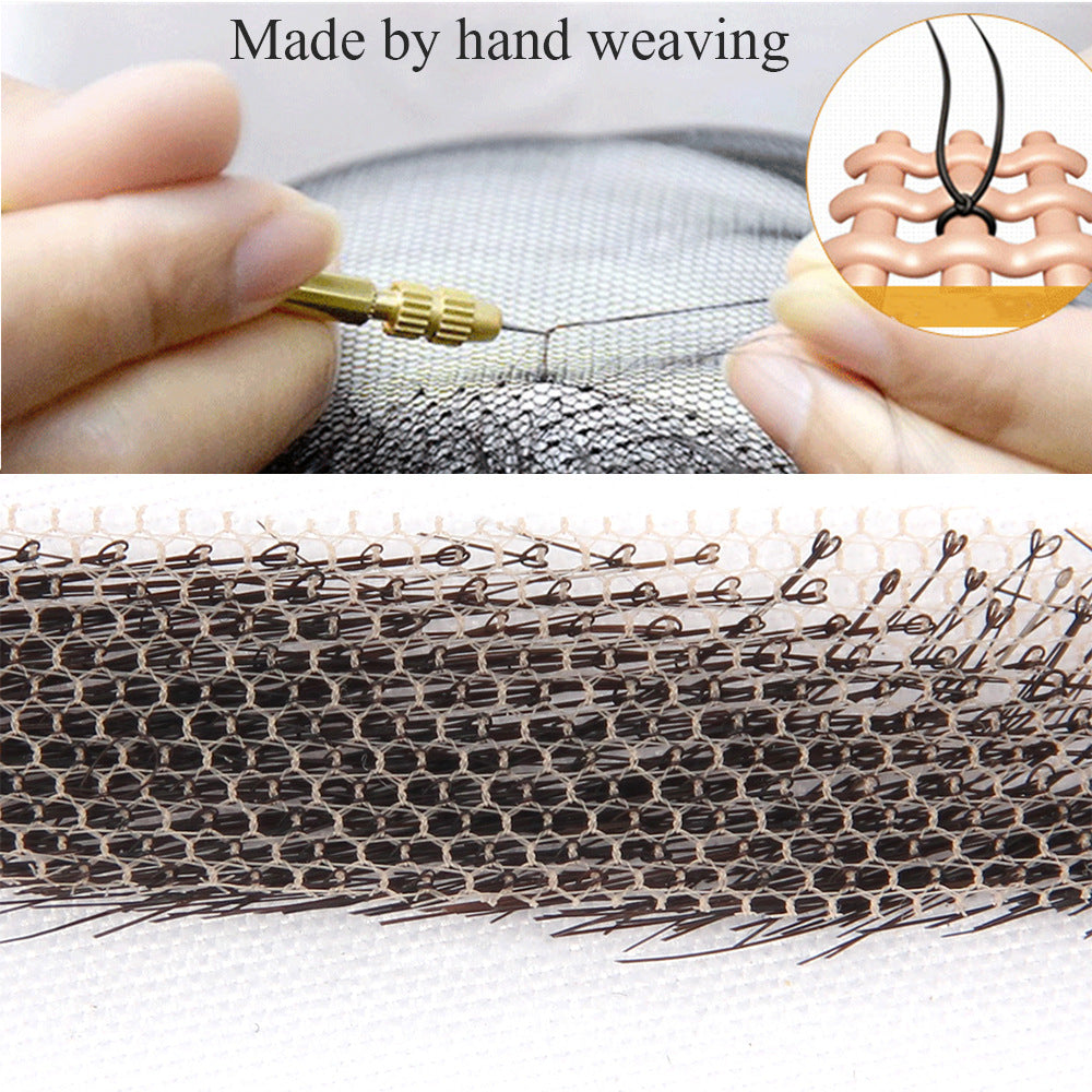 Men's Imitation Eyebrows Hair Crocheted Fake Invisible Other Wig
