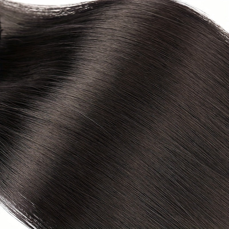 Ponytail Winding Seamless Fluffy Band Horse Real Hair Wig