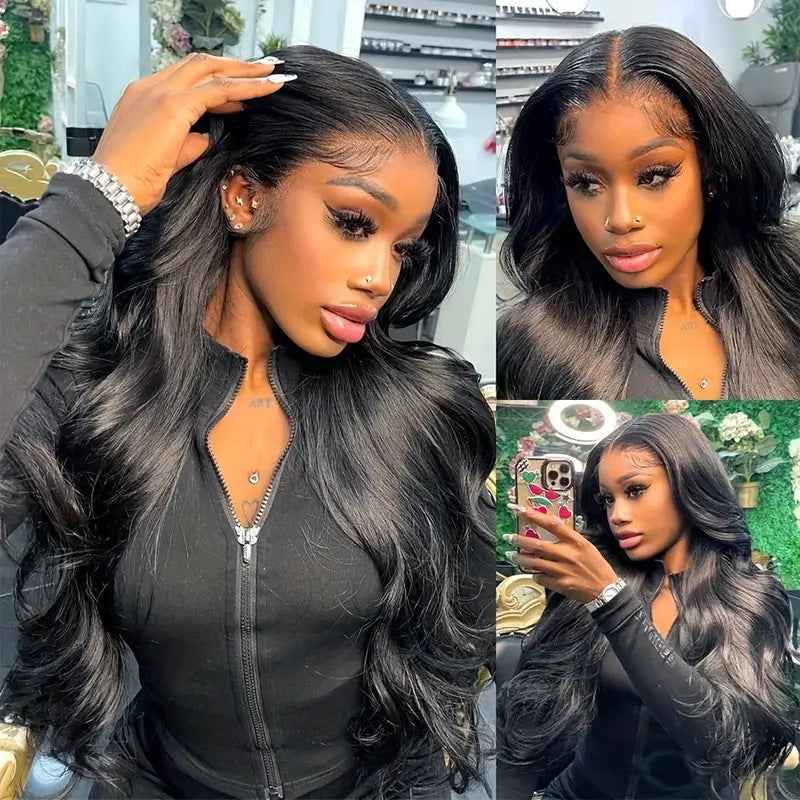 Women's Lace Medium Large Wave Curly Hair Natural Wig Long Curls