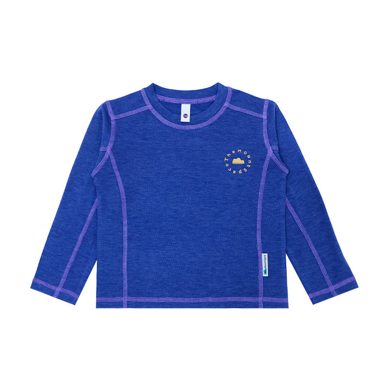Children's Sweater For Top Medium Big Contrast Color Bright Children's T-shirt