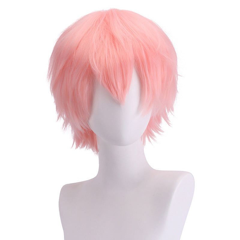 Men's Main Less Short Hair Color Universal Cos Wig