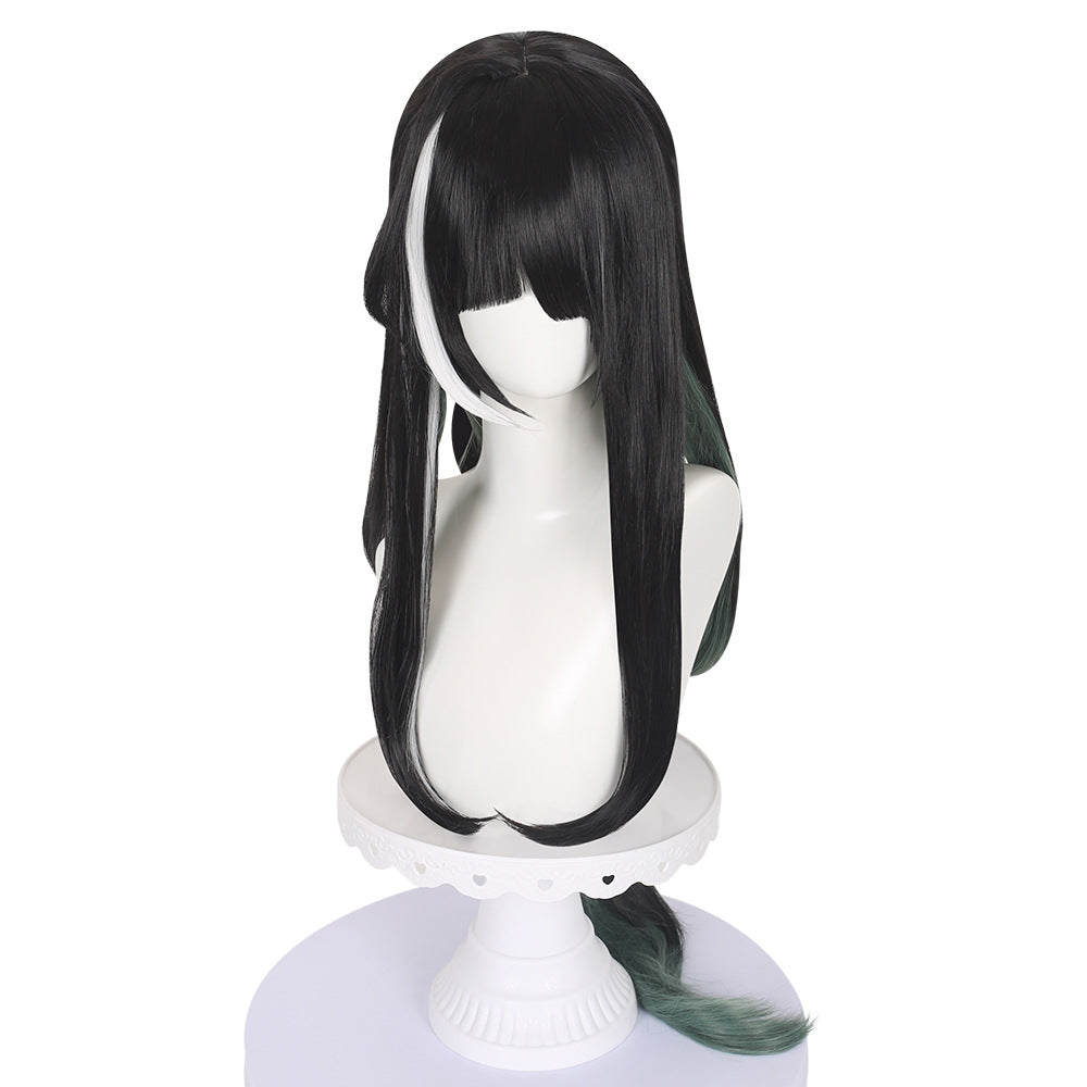 Resonance Silicone Simulation Scalp Top Mixed Color Imitation Cos Wig
