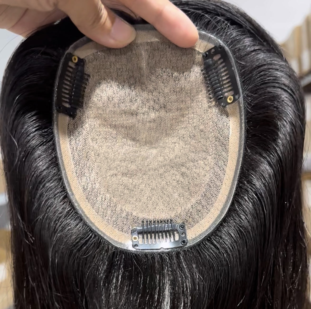 U-shaped Delivery Needle Set Female Real Hair Wig